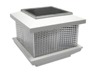 Solar Plastic Fence Light - White