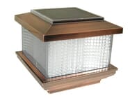Solar Post Light - Copper Finish