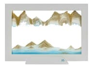 Blue Ocean Silhouette Sand Art Picture by Klaus Bosch