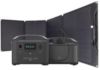 EcoFlow River Pro Portable Solar Generator Kit with Extra Battery - Includes 110 Watt Solar Panel