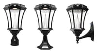 Victorian Solar Light with Motion Sensor and Three Mounting Options