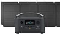 EcoFlow River Portable Solar Generator Kit - With (2) 110 Watt Solar Panels