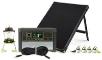 Goal Zero Yeti 400 Lithium Solar Camping Base Camp Kit