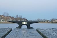 8" EZ Dock Solar Cleat for Docks, EZ Docks and Wave Armor Brand Docks