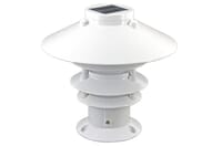 Solar Pagoda Piling Light for Docks, Marinas, Bridges and Yacht Clubs