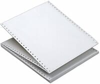 9 1/2" x 11" - 15# 4-Part Premium Carbonless Computer Paper (900 sheets/carton) L&R Perf. - White/Canary/Pink/Gold 9 1/2" x 11" - 15# 4-Part Premium Carbonless Computer Paper (900 sheets/carton) L&R Perf. - White/Canary/Pink/Gold