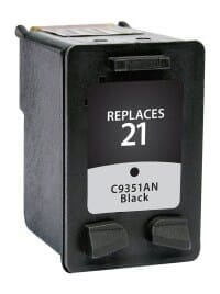 HP C9351AN #21 Compatible Inkjet Cartridge (190 page yield) - Black HP C9351AN #21 Compatible Inkjet Cartridge (190 page yield) - Black