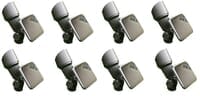 8 Piece Residential LED Solar Spotlight Landscape Lighting Kit with Stakes