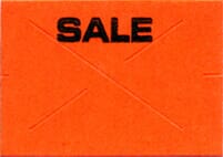 Garvey GX1812 Pricing Labels (1 Sleeve = 11 rolls @ 1,275 labels/sleeve = 14,025 labels) - Fluorescent Red - "Sale" Garvey GX1812 Pricing Labels (1 Sleeve = 11 rolls @ 1,275 labels/sleeve = 14,025 labels) - Fluorescent Red - "Sale"