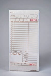 3-Part Tan Carbonless Guest Checks (2,000 checks/case) - T4997SP-3 3-Part Tan Carbonless Guest Checks (2,000 checks/case) - T4997SP-3