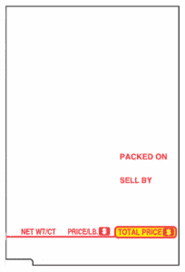 TEC SL-66; SL-6600 (48mm x 68.8mm) UPC, 12 Line Ingredient,no bold Net Weight Scale Labels (6,400 labels/case) TEC SL-66; SL-6600 (48mm x 68.8mm) UPC, 12 Line Ingredient,no bold Net Weight Scale Labels (6,400 labels/case)