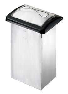 Venue In-Counter Napkin Dispenser - Interfold - Clear/Black Venue In-Counter Napkin Dispenser - Interfold - Clear/Black