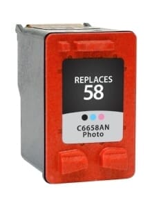 HP C6658AN #58 Compatible Inkjet Cartridge (140 page yield) - Photo Black HP C6658AN #58 Compatible Inkjet Cartridge (140 page yield) - Photo Black