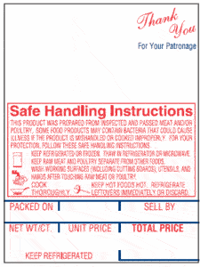 Hobart SP-80; SP-1500 (2.25" x 3") Style K with Safe Handling Scale Labels (12,000 labels/case) Hobart SP-80; SP-1500 (2.25" x 3") Style K with Safe Handling Scale Labels (12,000 labels/case)
