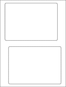 6.78" x 4.75" Click-N-Ship Labels; 2 up; (250 sheets/box) - Standard White Matte 6.78" x 4.75" Click-N-Ship Labels; 2 up; (250 sheets/box) - Standard White Matte