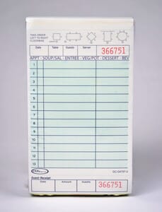 3-Part Green Carbonless Guest Checks (2,000 checks/case) - G4797-3SP 3-Part Green Carbonless Guest Checks (2,000 checks/case) - G4797-3SP