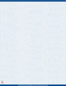 8 1/2" x 11" - 1 up Laser Rx Paper (500 sheets/package) No Perforation - Blue 8 1/2" x 11" - 1 up Laser Rx Paper (500 sheets/package) No Perforation - Blue