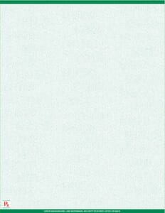 8 1/2" x 11" - 1 up Laser Rx Paper (500 sheets/package) No Perforation - Green 8 1/2" x 11" - 1 up Laser Rx Paper (500 sheets/package) No Perforation - Green