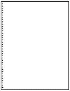 8 1/2" x 11" - 19-Hole (GBC) Punched Paper (2,500 sheets/carton) - Punched Bindery Format 8 1/2" x 11" - 19-Hole (GBC) Punched Paper (2,500 sheets/carton) - Punched Bindery Format