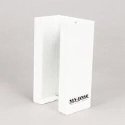 White Enamel Single Box Glove Dispenser White Enamel Single Box Glove Dispenser