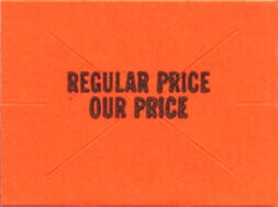 GX 2216 Garvey Fluor. Red/Blk. (Reg. Price-Our Price) Labels (9,000 Labels) GX 2216 Garvey Fluor. Red/Blk. (Reg. Price-Our Price) Labels (9,000 Labels)