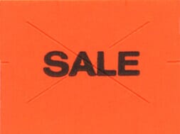 GX 2216 Garvey Fluor. Red (Sale Price) Labels (9,000 Labels) GX 2216 Garvey Fluor. Red (Sale Price) Labels (9,000 Labels)