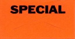 Garvey GX1812 Pricing Labels (1 Sleeve = 11 rolls @ 1,275 labels/sleeve = 14,025 labels) - Fluorescent Red - "Special" Garvey GX1812 Pricing Labels (1 Sleeve = 11 rolls @ 1,275 labels/sleeve = 14,025 labels) - Fluorescent Red - "Special"