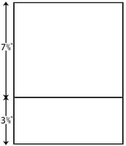 8 1/2" x 11" - Perforated Paper 3 5/8" from Bottom (2,500 sheets/carton) 8 1/2" x 11" - Perforated Paper 3 5/8" from Bottom (2,500 sheets/carton)