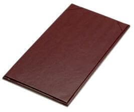 14" x 8 1/2" - Plaza Menu Covers (25 covers/pack) - 1 Panel / 1 View 14" x 8 1/2" - Plaza Menu Covers (25 covers/pack) - 1 Panel / 1 View