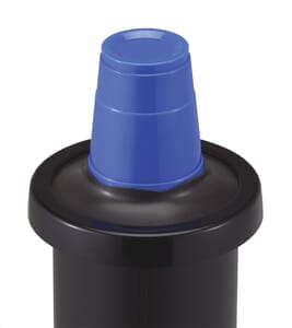 One Size Fits All EZ-Fit In-Counter Cup Dispenser - 8-46 Oz - Black Gasket One Size Fits All EZ-Fit In-Counter Cup Dispenser - 8-46 Oz - Black Gasket
