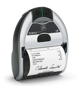 Zebra iMZ320 Portable Label Printer, Bluetooth, US Power Plug Zebra iMZ320 Portable Label Printer, Bluetooth, US Power Plug