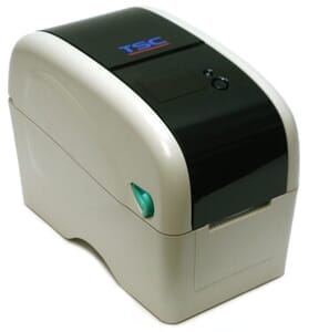 TSC TTP-225 2" wide Thermal Transfer Printer, 203 dpi, 5 ips (navy) includes real time clock, USB & Serial Ports TSC TTP-225 2" wide Thermal Transfer Printer, 203 dpi, 5 ips (navy) includes real time clock, USB & Serial Ports