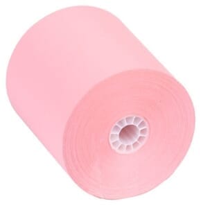3 1/8" x 230' (80mm x 70m) Thermal Paper (50 rolls/case) - Pink 3 1/8" x 230' (80mm x 70m) Thermal Paper (50 rolls/case) - Pink