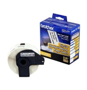 Brother DK-1201 Die-Cut Standard Address Labels for QL-500/QL-550 Brother DK-1201 Die-Cut Standard Address Labels for QL-500/QL-550