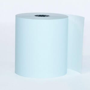 3 1/8" x 230' (80mm x 70m) Thermal Paper (50 rolls/case) - Blue 3 1/8" x 230' (80mm x 70m) Thermal Paper (50 rolls/case) - Blue
