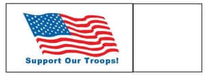 Napkin Bands (20,000 bands/case) - Support Our Troops Napkin Bands (20,000 bands/case) - Support Our Troops