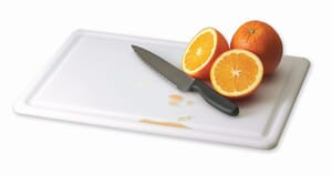 Kolor-Cut Grooved ® Cutting Board - White Kolor-Cut Grooved ® Cutting Board - White