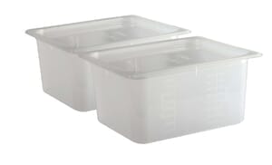 Mod Pans - 1/2 Food Pan with Lid - Retial Pack - 9 Qt (2 Ea) Mod Pans - 1/2 Food Pan with Lid - Retial Pack - 9 Qt (2 Ea)