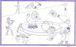 8 1/2" x 14" Restaurant Coloring Sheets (500 per pack) - Circus Theme 8 1/2" x 14" Restaurant Coloring Sheets (500 per pack) - Circus Theme