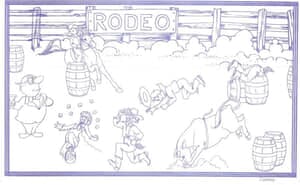 8 1/2" x 14" Restaurant Coloring Sheets (500 per pack) - Rodeo/Cowboy Theme 8 1/2" x 14" Restaurant Coloring Sheets (500 per pack) - Rodeo/Cowboy Theme