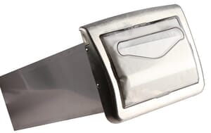 Venue In-Counter Napkin Dispenser - Interfold - Clear/Satin Chrome Venue In-Counter Napkin Dispenser - Interfold - Clear/Satin Chrome