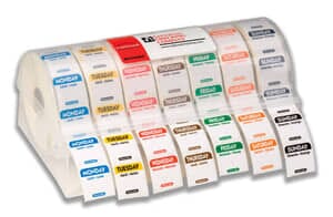 1" x 1" Trilingual Dissolving Labelocker Kit (Mon. - Sun.) 1" x 1" Trilingual Dissolving Labelocker Kit (Mon. - Sun.)