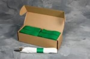 4 1/2" x 1 1/2" Paper Napkin Bands (2,000 bands/pack) - Green 4 1/2" x 1 1/2" Paper Napkin Bands (2,000 bands/pack) - Green