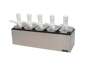 Condiment Pump Center - 5 Wells w/P7500 Pumps Condiment Pump Center - 5 Wells w/P7500 Pumps