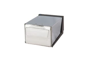 Countertop Fullfold Napkin - Clear/Chrome Countertop Fullfold Napkin - Clear/Chrome