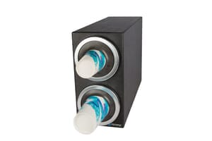 EZ-Fit Bev Dispenser Cabinet - (2) C2410C w/Metal Finish Trim Rings EZ-Fit Bev Dispenser Cabinet - (2) C2410C w/Metal Finish Trim Rings