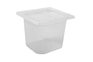 Mod Pans - 1/6 Food Pan with Lid - 51/8/ (384 mm) Deep - 2 Qt Mod Pans - 1/6 Food Pan with Lid - 51/8/ (384 mm) Deep - 2 Qt