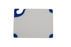 Saf-T-Grip White Cutting Board - Blue Grips Saf-T-Grip White Cutting Board - Blue Grips