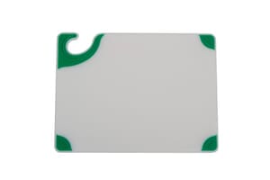Saf-T-Grip White Cutting Board - Green Grips Saf-T-Grip White Cutting Board - Green Grips