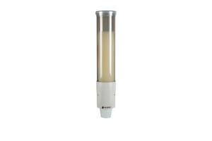 Small Pull-Type Water Cup Dispenser - Cone 3-4 1/2 Oz, Flat 3-5 Oz - Bronze Small Pull-Type Water Cup Dispenser - Cone 3-4 1/2 Oz, Flat 3-5 Oz - Bronze